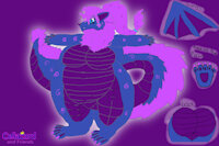Celiazard 2.0 by CeliazardandFriends - dragon, boobs, female, belly, mommy, fatfur, bigtail, celiazard