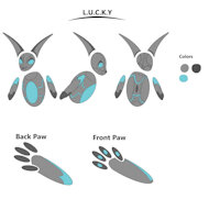 L.U.C.K.Y by BreezyBee - rabbit, robotic, robot, robot bunny, robot boy, robt rabbit