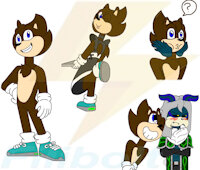 Graham the Hedgehog by Filibolt - homosexual, crossdressing, hedgehog, ref sheet, males, blue eyes, moth, mobians, bio, maid outfit, sonic ocs, squishy cheeks