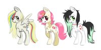 pony adoptables by Dreamsgirl08 - female, character sheet, my little pony, adoptable, my little pony friendship is magic, cutie mark, ponies, ponyville