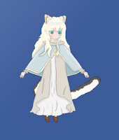 New Submission by Skyten - female, character sheet, fluffy, original species, original story, smol, lavaren