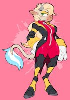 Maereth Metalik by ChaosSonic1 - female, character sheet, sonic oc, eggman nega, sonic the hedgehog (series), mobian cow