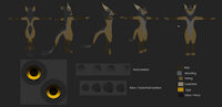 3D Render Character Sheet by Greywin - male, 3d, 3d model, nardoragon