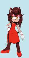 Crimson The Hedgehog by Xu - female, sonic the hedgehog, sonic fan character, sonic fan characters, sonicthehedgehog, sonic oc, female sonic, hedgehog oc, hedgehog girl