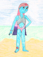 Another Human Mermaid by MrRoseLizard