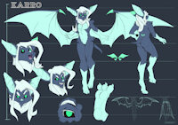 Karro Design by Jerrert - boy, commission, bat, man, anthro, digital, art, furry, design, character, mle, jerrert