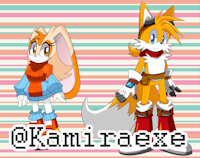 Tails and Cream Adults Remake by kamiraexe - sonic the hedgehog, cream the rabbit, tailsxcream, miles tails prower, taiream, tailream