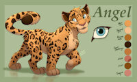Angel by zJaggy - cute, cub, female, jaguar