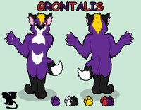 Old Ref Sheet. by GronV3 - male, clean, folf, ref, ref sheet, referance sheet, clean art, read description please