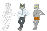 New Submission by Boanimation - dog, wolf, male, wolves, furry, dressed, male male, character design