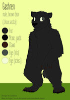 Bear by Gashren - male, bear, oc, brown bear, gashren, samalamb-bases