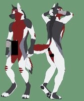 vinnie by roughwolf - wolf, male, censored