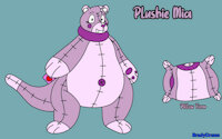 Mia the Otter plushie (not my art) by Hhyy80 - female, commission, otter, plushie, pillow, reference, female/solo, female solo