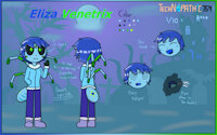 Halloween special character-- Eliza Venetrix by Netherkitty - female, halloween, spider, eliza, character ref, jumping spider, happy halloween, new character, halloween 2024, happy halloween 2024