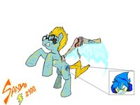 Tech Gear by Sanyo2100 - male, alien, pony, robot, machine, hero, shapeshifter