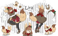 Reference Sheet - Lira by fennekfuchs - kitsune, comic, female, anthro, sheet, reference, webcomic, foxgirl, fennecfox, lira, patreon, emergency commissions, comicartist, commissionopen, patreon content, patreonartist, patreon comic, emergencycommissions, koficomic, kofi artist, webcomic series, webcomicartist
