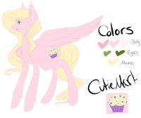 Vanilla Reference Sheet  by NubbyBunns - female, pony, pegasus, nubbybunns, vanilla berry