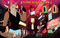 my first hellhound oc by kittkitt40 - male, oc, hellhound, originalcharacter, helluvaboss