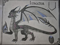 Lumator by Whitehowler - dragon, male, non-anthro, original character