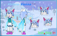 Christmas special character-- Abibow Vienna by Netherkitty - cat, female, hybrid, christmas, insect, merry christmas, cicada, new character, character card, mage cat, christmas 2024, merry christmas 2024, abibow