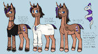 Hazelnut Spread by manticorpse - stallion, doctor, pony, emo, reference, my little pony, mlp, mylittlepony
