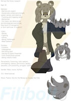 Korvas the Snow Leopard by Filibolt - snow leopard, male, claws, dreads, ref sheet, cloak, sharp teeth, mobian, sonic oc, hand in pocket