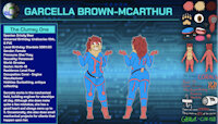 Ref Sheet: Garcella Brown-McArthur by ScouttheCat02 - anthro, overweight, ref sheet, grizzly bear, gynomorph