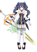Orginal CPU: PSX by ChaosSonic1 - females, female, character sheet, oc, keyblade, kingdom hearts, cpu, kingdomhearts, neptunia, hyper dimension neptunia, χ-blade, knull