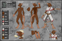 Claviarm Reference Sheet (SFW) by claviarm - male, reference sheet, rat, white mage, quesadilla