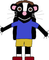 Tobias M. Skunk by RichmondOtter - male, skunk, anthro, mustelid, fursona, anthropomorphic, tobias m skunk