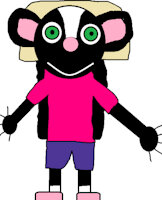 River L. Skunk by RichmondOtter - female, skunk, anthro, mustelid, fursona, anthropomorphic, skunkette, river l skunk