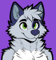 Ricky's Ref sheet by Flyman53 - puppy, male, furry, pawprint, husky wolf