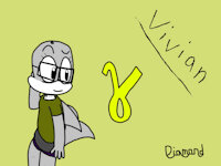 Vivian Character Sheet by Diamond22 - female, dolphin, gamma, vivian