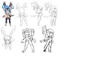 atlyss character studies by euforia - female, character sheet, long ears, atlyss, atlys