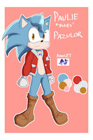 Paulie "Jules" Pazulor by ChaosSonic1 - male, character sheet, character, archie comics, archiesonic, mobian hedgehog, archie sonic, jules the hedgehog, archiecomics, sonic the hedgehog (series), paulie pazulor