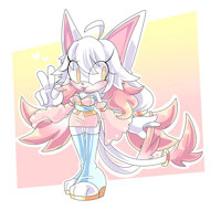 Floryn the Nekomata by ChaosSonic1 - female, character sheet, character, sonic fan characters, sonic oc, sonic the hedgehog (series), mobian nekomata, floryn the nekomata