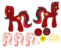 Eight Star Profile by SlashDread - male, unicorn, mlp