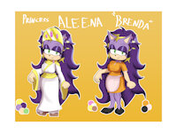 Prencess Aleena "Brenda" by ChaosSonic1 - female, character sheet, brenda, archie comics, sonic underground, queen aleena, mobian hedgehog, archie sonic, sonic archie, sonic the hedgehog (series)