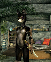 Ma'asa Character Sheet by World3033 - cub, female, heterosexual, virgin, khajiit, catgirl, cat girl, bikini top, khajit, bikini armor, bikini thong