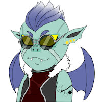 Imp - Galen Portrait by AsherTye - male, imp, greed, dungeons and dragons, rogue, drow, tiefling, netflix, she-ra, she ra and the princesses of power, sheraprincessofpower
