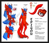 Epigon ref sheet by Danwolf15 - dragon, male, tail, character, eye, head, traditional, eastern, wizard, grumpy, vegetarian, epigon