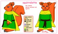 squirrelette ref side clothed by squirrelette - female, hooded, cape, robe, red squirrel