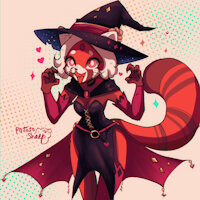 Redd Berry🍒 by potatosheep - female, human, sheet, witch, ginger