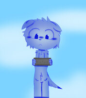 Rufus character sheet by dexter6666 - dog, male, blue, golden retriever