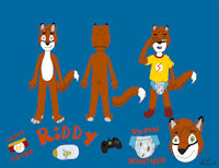 Riddy ref sheet (new 2025) by Riddy - babyfur, diaper, fox, male, reference sheet, diapers, ref sheet, goodnites, littlefur, kidfur, pullup, pull-ups, dryjams