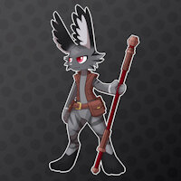 Siro by Pamuthedragon - male, rabbit, anthro, anthropomorphic, pooka, male/solo, male solo, odin sphere