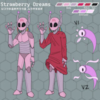 Strawberry Dreams by ZacroTheNeovoral - rain, world, dreams, oc, strawberry, overseer, iterator