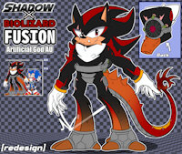 Artificial God AU: Shadow The Hedgehog by nomx2chomp - ref sheet, sonic the hedgehog, shadow the hedgehog, sonic au