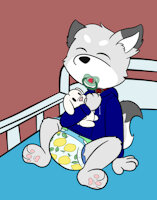Relaxing with plushie [YCH] by DavidBest1996