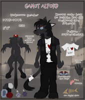 Gamut by Distempetor - cat, feline, anthro, ref, reference, refsheet, ambiguous gender, unknown gender, gamut